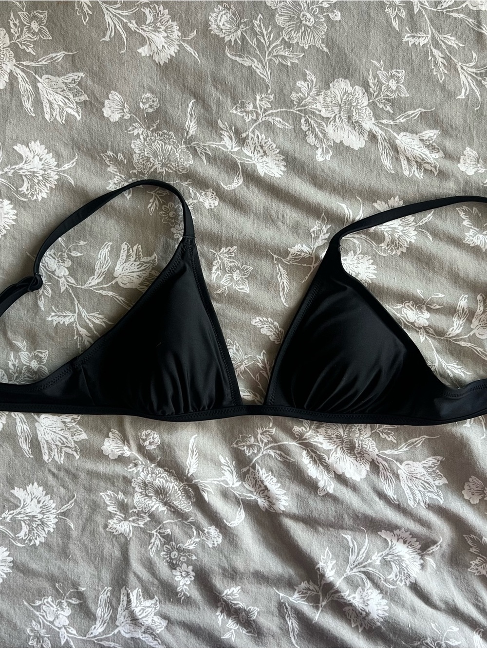aerie Black Triangle Swim Top